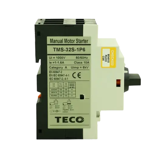 کلید حرارتی - مغناطیسی 6-4 آمپر ، با دسته گردان تکو – TMS-32SH-006-R